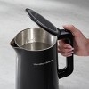 Hamilton Beach 1.7L Digital Cool Touch Kettle 41033: Stainless Steel Tea Maker, Portable Electric Water Kettle, 1500W, Black - 4 of 4
