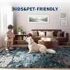 homfan Non-Slip Abstract Runner Rugs, Ultra-Soft Low Pile Floor Cover, Stain Resistant Contemporary Indoor Floor Carpet for Hallway, Bedroom - 2 of 4