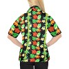 LA LEELA Women's Button Down Blouses Floral Summer Beach Party Blouse Shirt Tropical Short Sleeve Vacation Shirts Hawaiian Dresses - 2 of 4