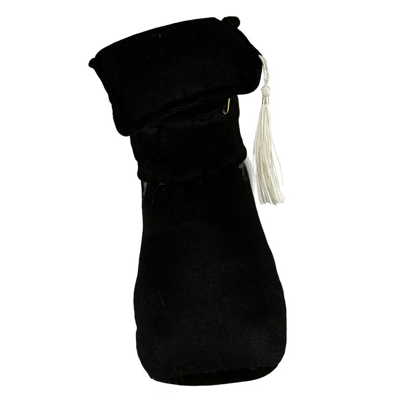 Northlight 10.5" Graduation Day Boy Gnome in Black Cap and Gown, 5 of 6