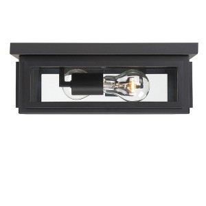 Crystorama Lighting Byron 2 - Light Flush Mount in  Matte Black - 1 of 3