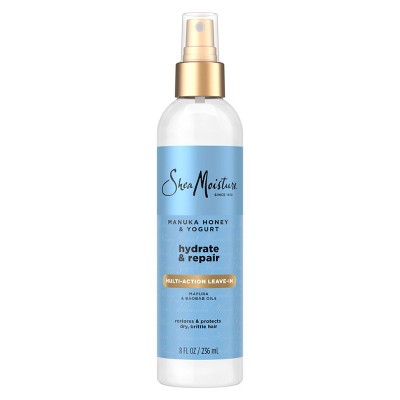 SheaMoisture Manuka Honey & Yogurt Hydrate + Repair Leave-In Conditioner Spray - 8 fl oz: Paraben-Free, Sulfate-Free, Deep Hydration