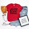 Simply Sage Market Women's Live Love Baseball Short Sleeve Graphic Tee - image 3 of 3