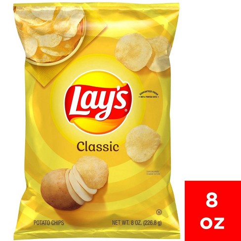 Lay's Classic Potato Chips - 8oz - image 1 of 4