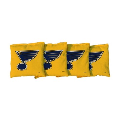 NHL St. Louis Blues Corn-Filled Cornhole Bags Yellow - 4pk