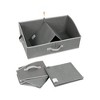 Apex Vanguards 4-Piece Gray Trapezoid Bins Closet Storage - 3 of 3