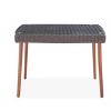 All-Weather Wicker Athens Outdoor Cocktail Table Brown - Alaterre Furniture - 3 of 4