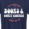 Women's - Instant Message - Books Comfy Clothes Short Sleeve Graphic T-Shirt - 2 of 4