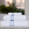 Premium Cotton Solid Plush Heavyweight Hotel Luxury Towel Set by Blue Nile Mills - 2 of 4
