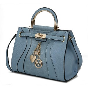 MKF Collection Cassia Medium Vegan Leather Satchel Bag by Mia K - 1 of 4