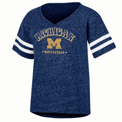 NCAA Michigan Wolverines Girls' Tape T-Shirt