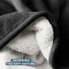 Faux Shearling Fleece Blanket by Bare Home - 3 of 4