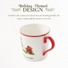 Kit Kemp by Spode 12oz Festive Christmas Mug, Special Delivery Doodle Mug, Fine China Holiday Coffee Mug with Handle, A Cheerful Christmas Essential - 3 of 4