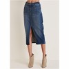 VENUS Womens Denim Midi Skirt - 2 of 4