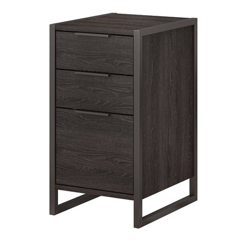 Atria 3 Drawer Assembled File Cabinet Charcoal Gray Kathy