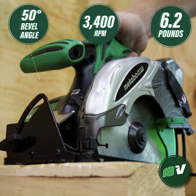 Metabo HPT - 18V Brushless Lithium-Ion 3-1/4  Band Saw (Tool Only), 5 of 10
