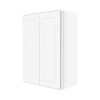 HOMLUX Easy-DIY 12 in D in Shaker White Ready to Assemble Wall Kitchen Cabinet 2 Doors-2 Shelves - 3 of 4
