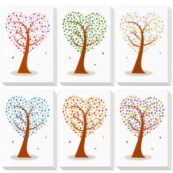 Best Paper Greetings 48 Pack Bulk All Occasion Greeting Note Cards with Envelopes Blank Inside, Heart Shaped Tree Design for Thank You, 4x6