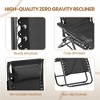 Yaheetech Set of 2 Zero Gravity Foldable Reclining Chair with Cupholder and Pillow - 4 of 4