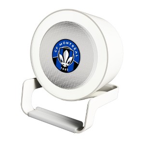Keyscaper CF Montreal Linen Night Light Charger and Bluetooth Speaker - 1 of 3