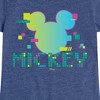 Girls' - Disney - 8 Bit Mickey Fitted Short Sleeve Graphic T-Shirt - 2 of 4
