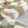 Shag Area Rug for Living Room Bedroom High Pile Soft Fuzzy Plush Indoor Non Slip Rug Modern Geometric Rug - 4 of 4