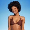 Women's Triangle Bikini Top with Removable Shell Trim - Wild Fable™ - image 3 of 4