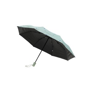 Unique Bargains Portable Umbrella Auto Open Dot Pattern Sun Protection Vinyl Impact Cloth 39.37"x23.62" 1 Pcs - 1 of 4