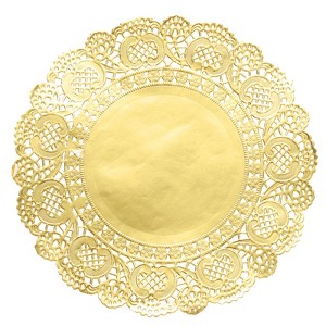 Unique Bargains Paper Disposable Tear-resistant Decorative Doilies - 1 of 4