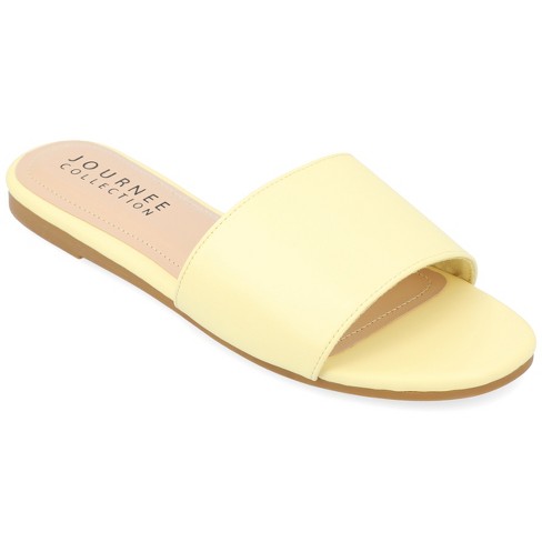 Wide width yellow on sale sandals