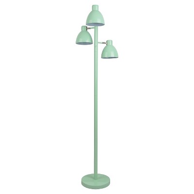 three lamp floor lamp