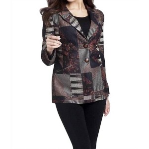 Women's Tapestry Chenille 2-Button Cardigan - ANGEL - 1 of 2