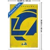Trends International NFL Los Angeles Rams - Logo 25 Framed Wall Poster Prints - 3 of 4