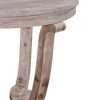 Liberty Furniture,Greystone Mill End Table in Stone White Wash w/ Wirebrush Distressing - 3 of 4