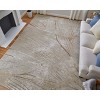 Waldor Modern Abstract Taupe/Brown/Silver Area Rug - 2 of 4