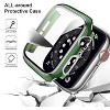 Worryfree Gadgets Bumper Case with Screen Protector for Apple Watch 38mm, White/Silver - 3 of 4