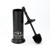 J&V TEXTILES Industrial Toilet Brush, Toilet Bowl Brush with Extra Long Handle Toilet Scrubber and Covered Holder for Toilet Brush Set - 3 of 4