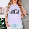 Simply Sage Market Women's Add To Cart Kinda Day Short Sleeve Relaxed Fit Cropped Tee - 2 of 4