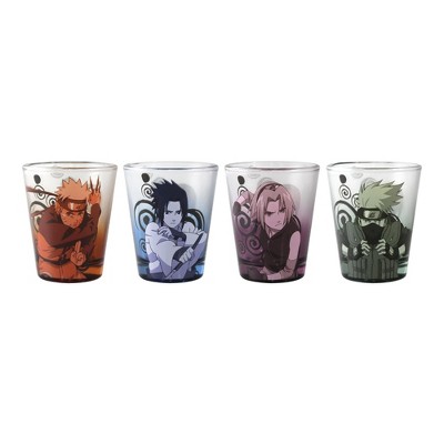 Just Funky Naruto Shippuden 1.5oz Shot Glasses Set of 4