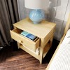 Plank+Beam Solid Wood Nightstand with Storage Drawer and Shelf - 2 of 4