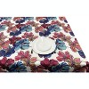 KOVOT Tablecloth Floral 60" x 84" Table Cover for Indoor or Outdoor Summer Spring Fall Flower Design Rectangle Oblong Tablecloth - Purple/Blue - 4 of 4