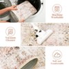 Vintage Carpet Washable Carpet Soft Imitation Wool Living Room Carpet Non-slip Vintage Distressed Decorative Carpet Oriental Print Easy-to-Clean - 3 of 4
