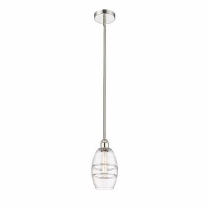 Vaz - 1 Light Stem Hung Mini Pendant In Industrial Style-7.63 Inches Tall and 5.88 Inches Wide - 1 of 1