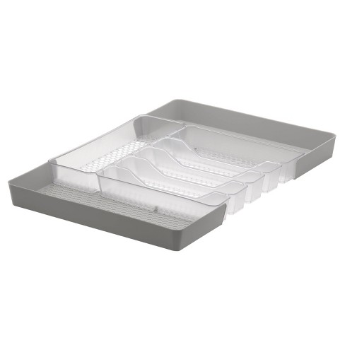 Plastic Organizer Tray with 6 Dividers