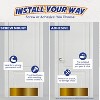 Panther Armor Push Plate, Metal Door Protector for Dog Scratching, Scratch Guards for Doors - 3 of 4