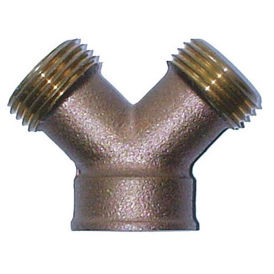 ZORO SELECT 4NDT2 Hose Y Connector,2 Way,GHT