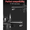 Dual Pulley Wall Mount Cable Station - 18 Adjustable Positions | Home Gym Equipment with Tricep Rope, LAT Pulldown Bar & Foot Board - 3 of 4