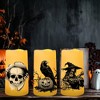 3/6 set of Halloween candle lights, flickering flameless candles - 4 of 4