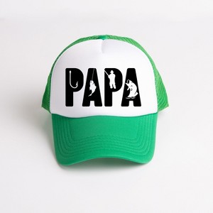 Simply Sage Market Papa Fishing Adult Foam Trucker Hat - 1 of 1