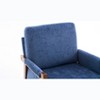 PAGED Accent Chair Mid-Century Modern Living Room Chairs Ergonomic Lounge Chair with Soft Waist Cushion for Office - 3 of 4